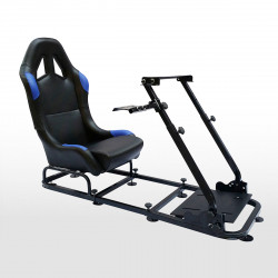 Siege de jeu FK Simulateur de course de siege de jeu eGaming Seats Monaco noir bleu